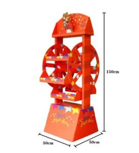 ferris wheel cardboard display stand