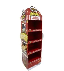 expositor de papelão para lanches festivos