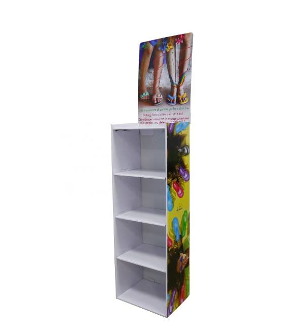 footcare compression socking cardboard display