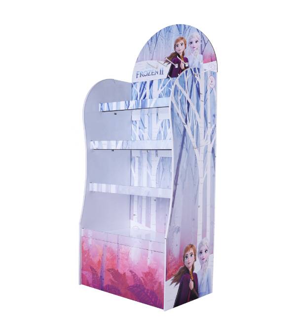 frozen 2 themed cardboard floor display