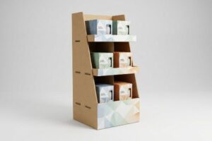 Product Showcase With Shelf Displays