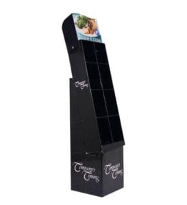 gourmet food cardboard display stand