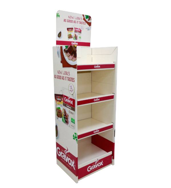 gravox gravy custom cardboard display