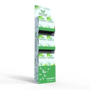green insect trap cardboard display fsdu