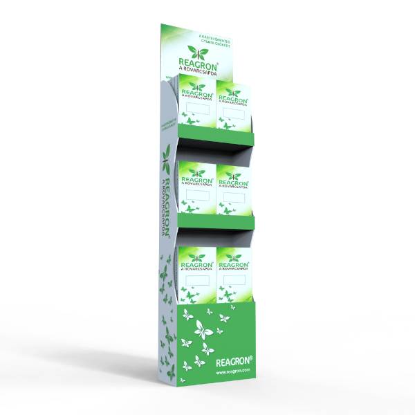 green insect trap cardboard display fsdu
