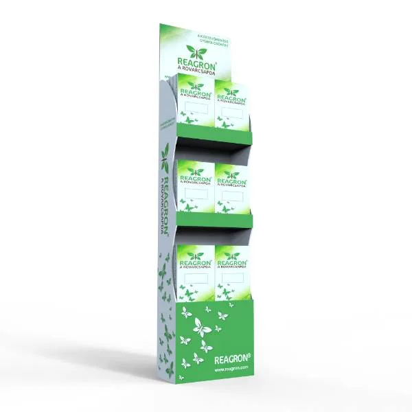 grüne Insektenfalle aus Pappe, Display fsdu