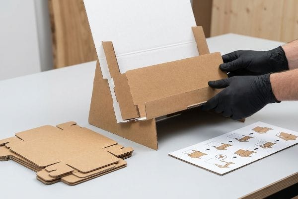 I Don’t Know How to Assemble the Cardboard Book Display Stand?