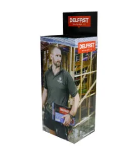 hardware branding cardboard display