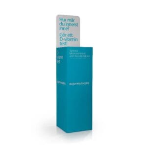 health wellness cardboard display fsdu