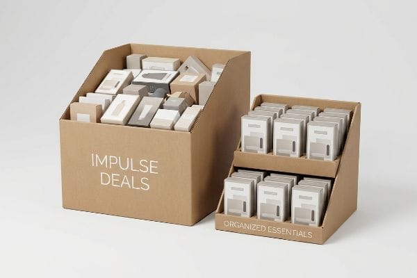 Cardboard dump bin with