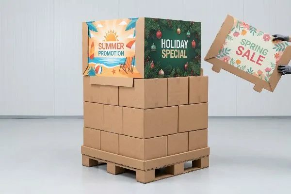 7 Ways to Incorporate Seasonality into Pallet Displays