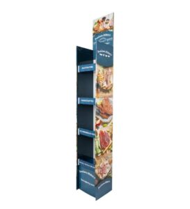 jerky snack cardboard display