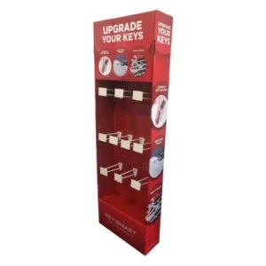 keysmart cardboard display peg hook fsdu