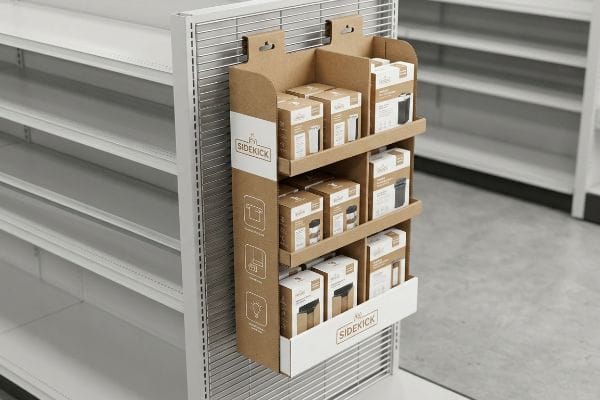 kraft paper sidekick display