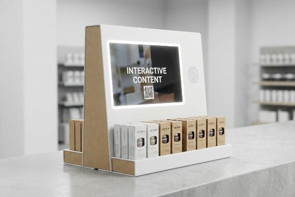 Point de vente interactif Kraft White