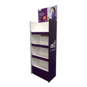 led bulb cardboard display stand