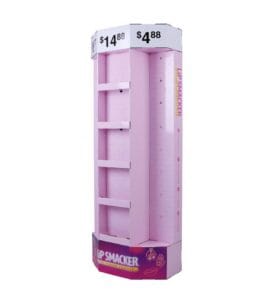 lip balm cardboard display stand