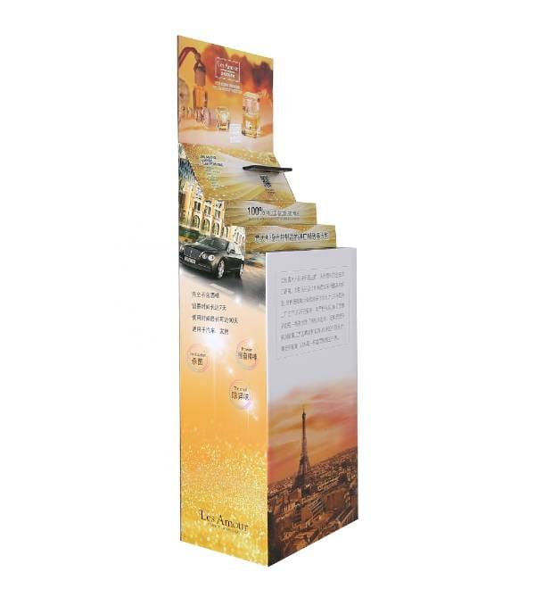 luxury car perfume cardboard display