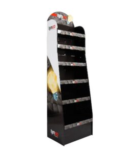 lynco cardboard display stand lighting
