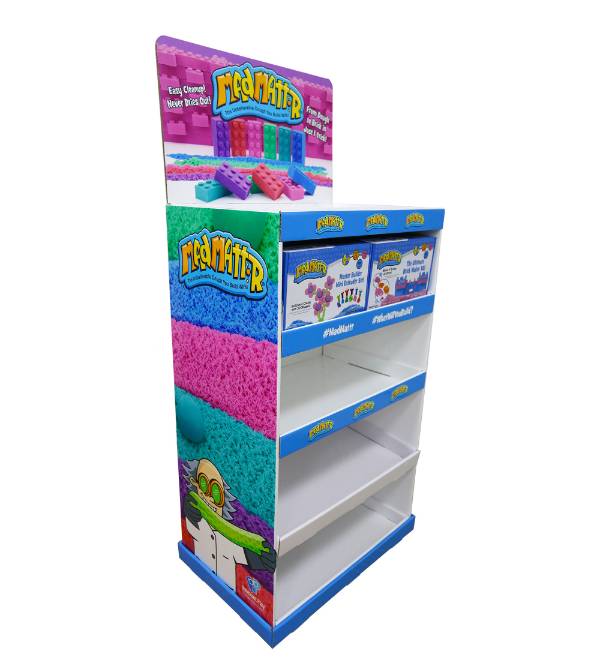 mad mattr kids toy cardboard display