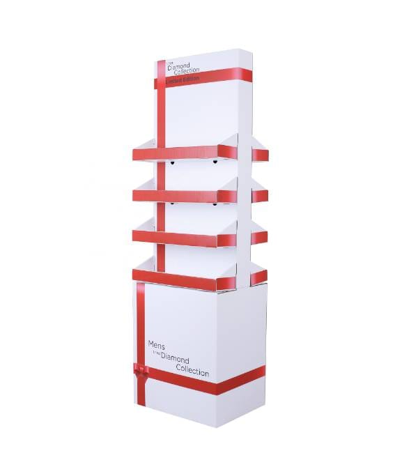 mens gift set cardboard display stand