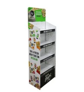 kit de tacos de comida mexicana em caixa de papelão