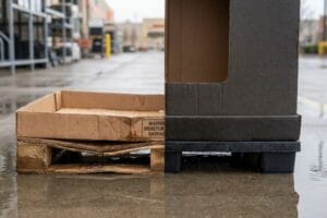 Are Half Pallet Displays Suitable for Outdoor Use?