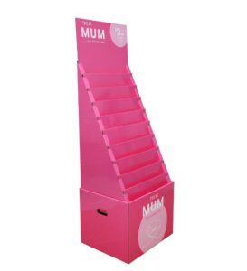mothers day card cardboard display