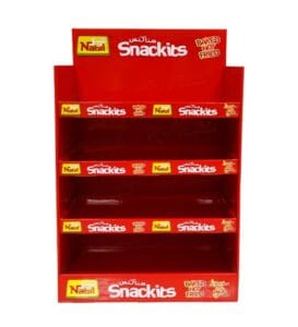 nabil snackits cardboard display main