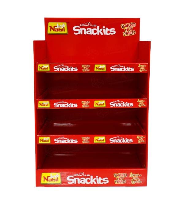 nabil snackits cardboard display main