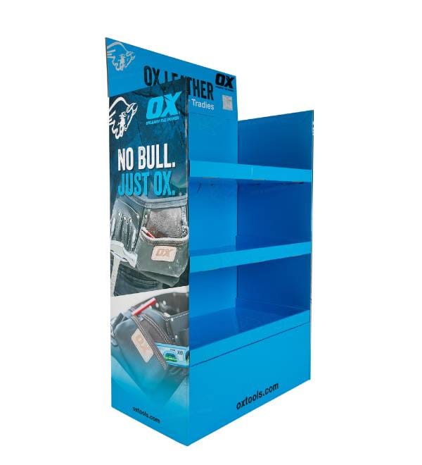 ox toolbelt cardboard display main