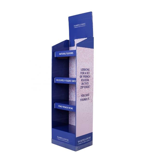 pampelonne cardboard display main