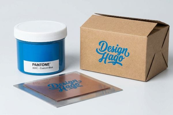 pantone 300c custom blue ink plate