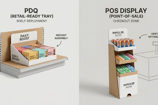 How Is a PDQ Different from a POS Display?
