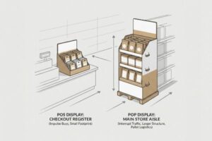 What’s the Real Difference Between POS and POP Displays?