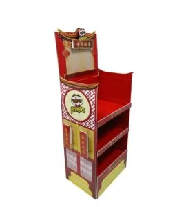 expositor de papelão Pringles para o Ano Novo Chinês