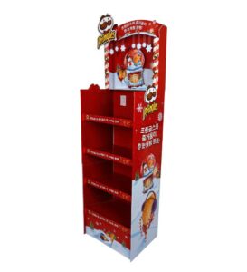 pringles snack cardboard display main