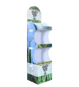 expositor de papelão para padaria totalmente sem glúten fsdu