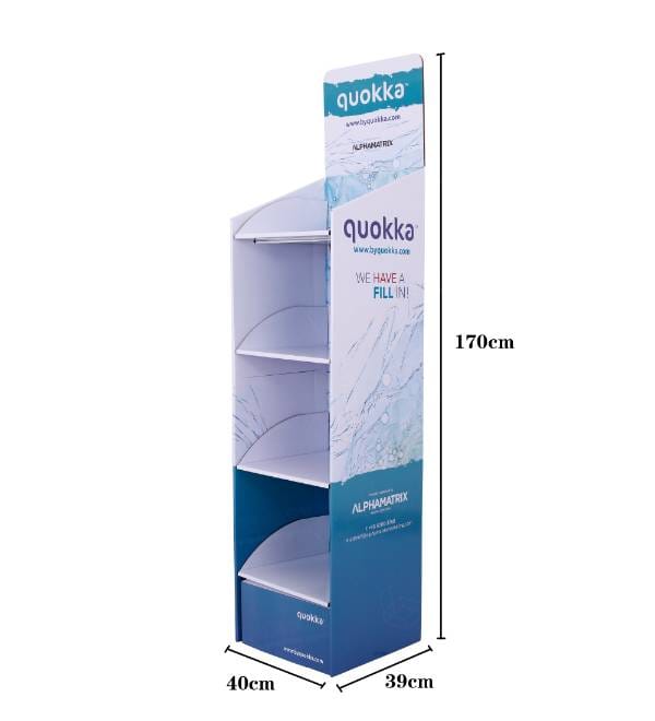 quokka beverage cardboard display main