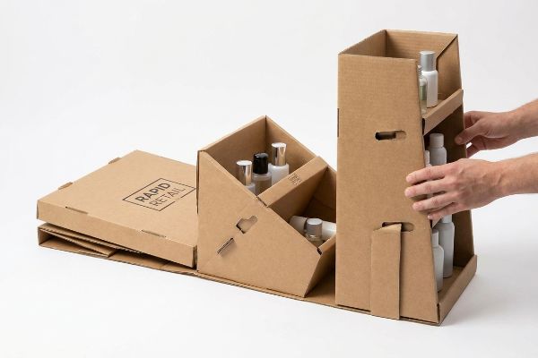 How the One-Second Cardboard Display Transforms the Retail Experience