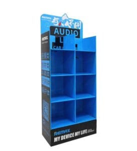 remax electronics cardboard display stand