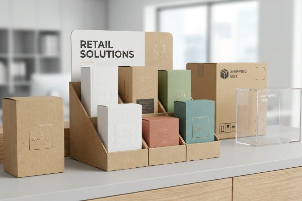 A retail display with