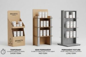 Which Type of Retail Display Is Best for Your Brand: Temporary, Permanent, or Semi-Permanent?