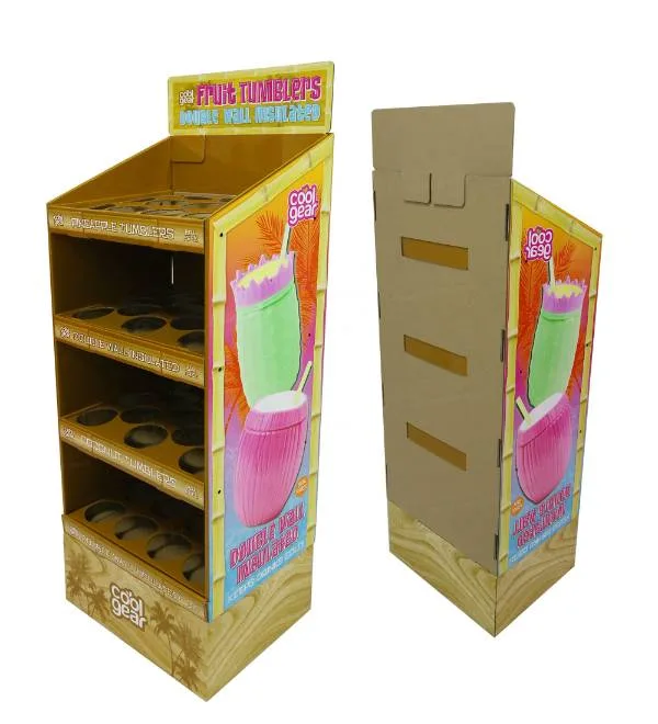 detailhandel pop display struktur tilbage