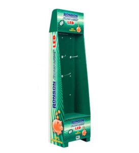 ronson led lighting cardboard display stand