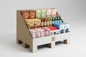 Quels types de produits sont les mieux adaptés aux présentoirs sur demi-palette ?