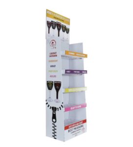 single serve beverage cardboard display
