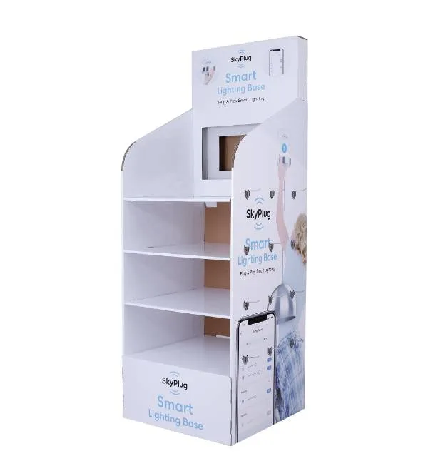 Intelligentes Beleuchtungs-Kartondisplay, 4-stufig