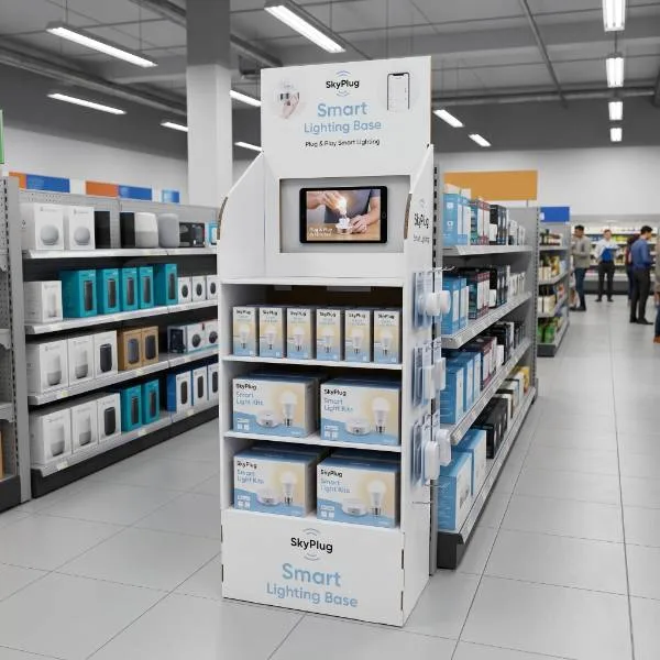 Intelligente Beleuchtung im Supermarktregal