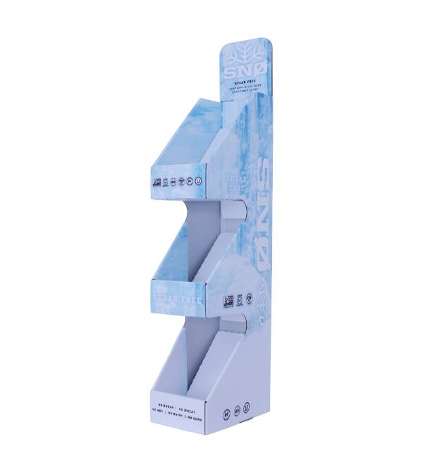 sno sugar free candy cardboard counter display